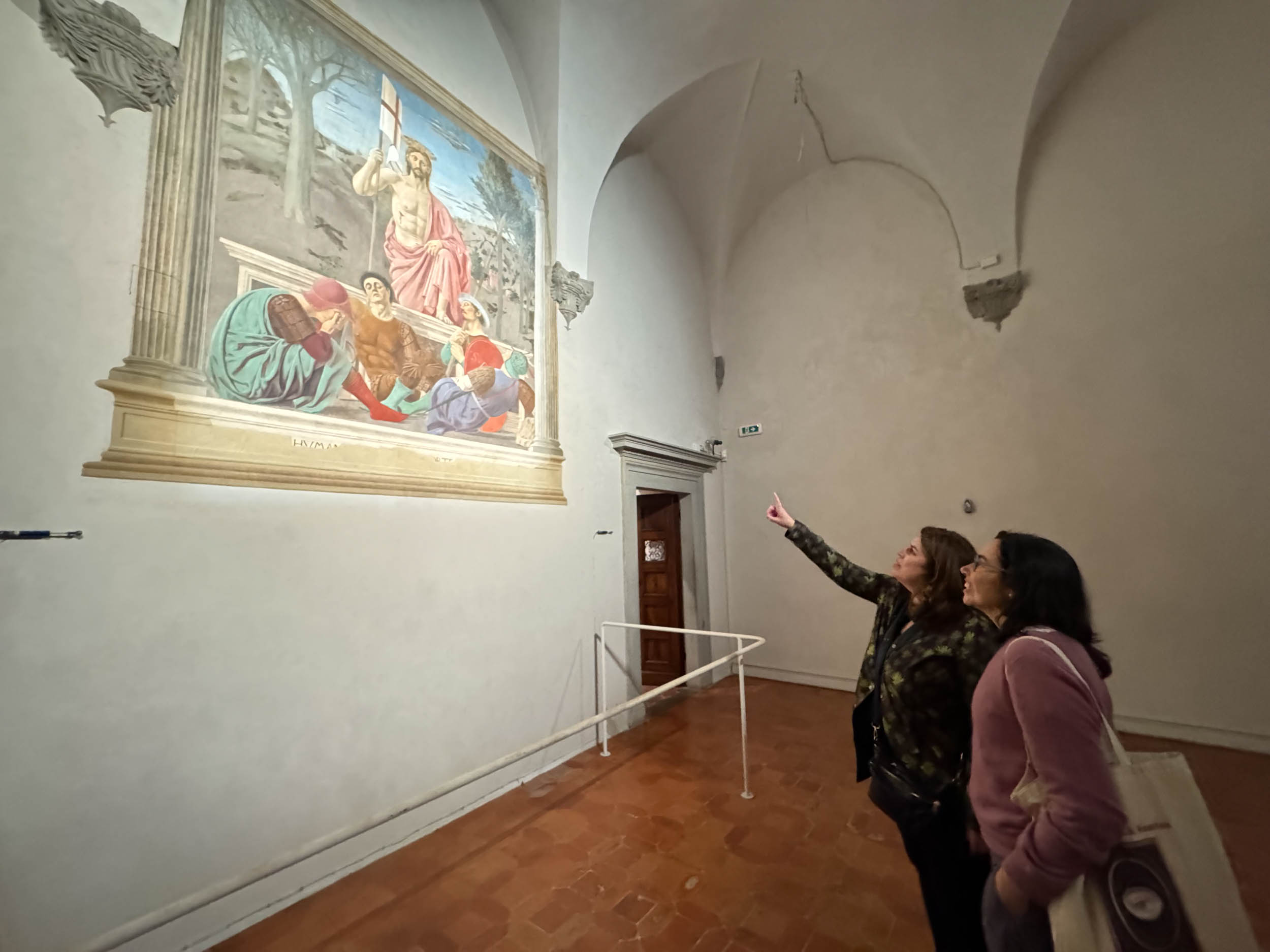 Profesoras en el Museo de San Sepolcro